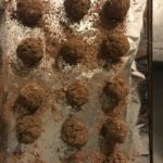 Booze Balls on the Baking sheet