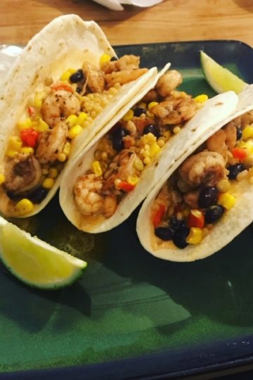 Simple Southwest Shrimp Tacos