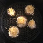 Mushrooms Prepped for Air Fry