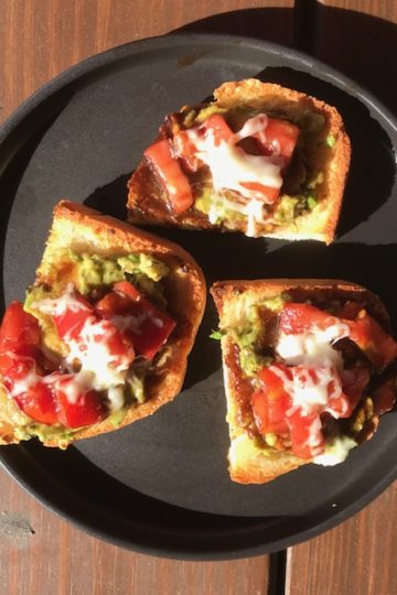 Avocado Bruschetta Plated v2