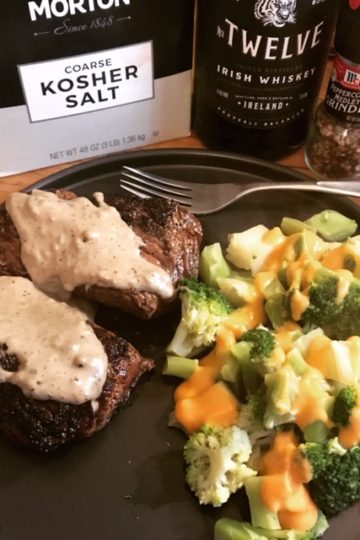 Whiskey Peppercorn Steak Sauce