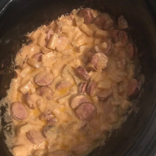 Cooked Sausage & Potato Casserole