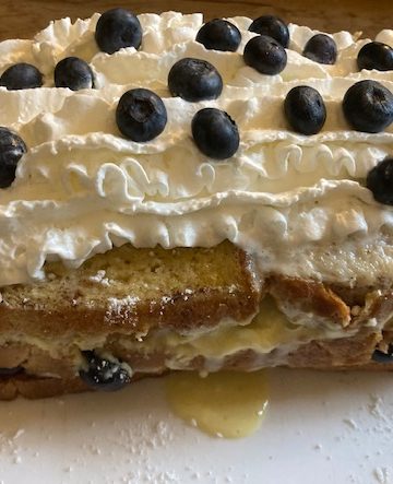 Blueberry Stuffed French Toast