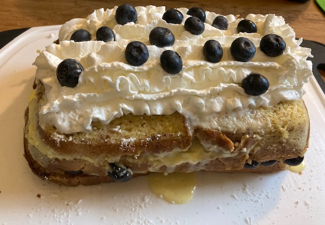 Blueberry Stuffed French Toast