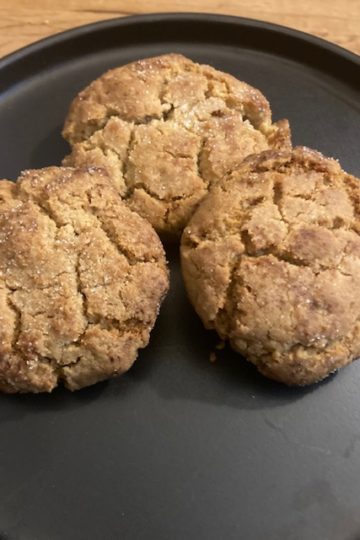 Honey Gingersnap Cookies