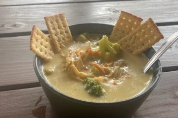 Broccoli Cheddar Chicken Soup