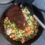 Vegetables & BBQ Sauce