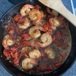 Simmering Shrimp and Sauce