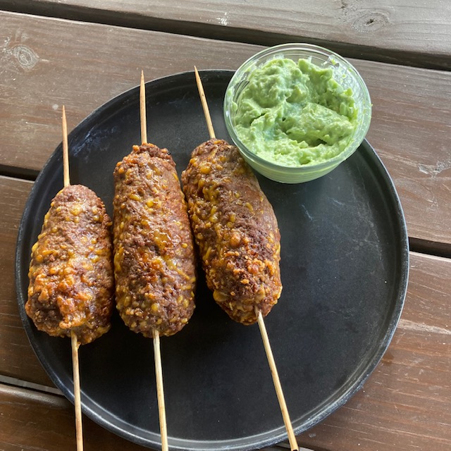 Taco Street Meat & Avocado Sauce