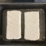 Cross Sliced Cream Cheese