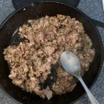 Cooking Ground Chicken in Skillet