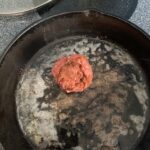 Beef ball in Skillet