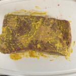 Beef Brisket cover in mustard