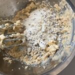 Mixing the Jiffy Muffin Mix in